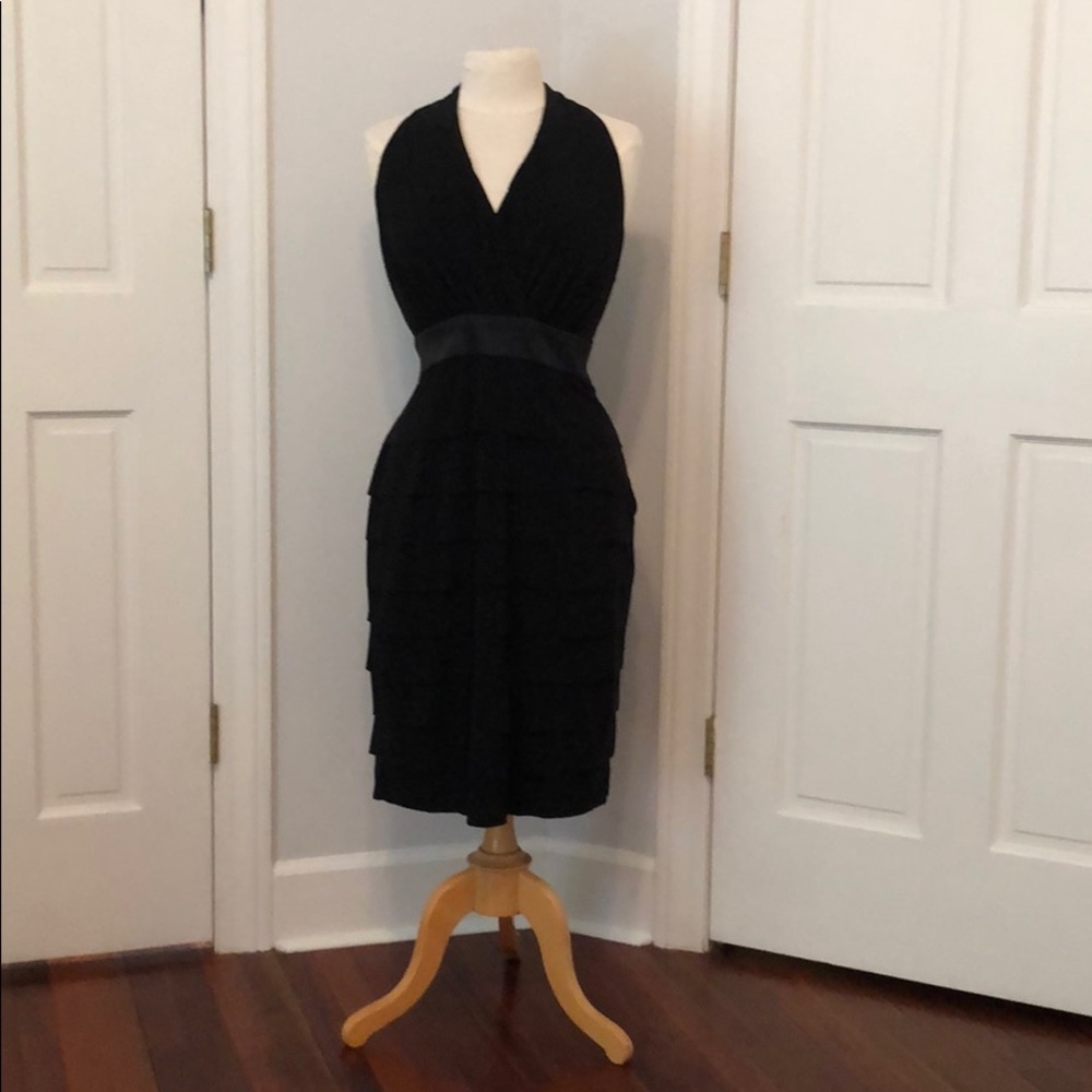 Evan-Picone black dress